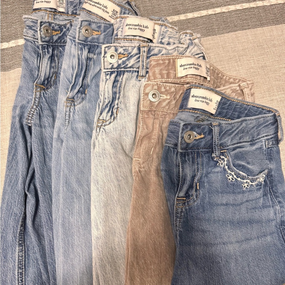 Abercrombie Kids Denim Collection - Blue and Tan
